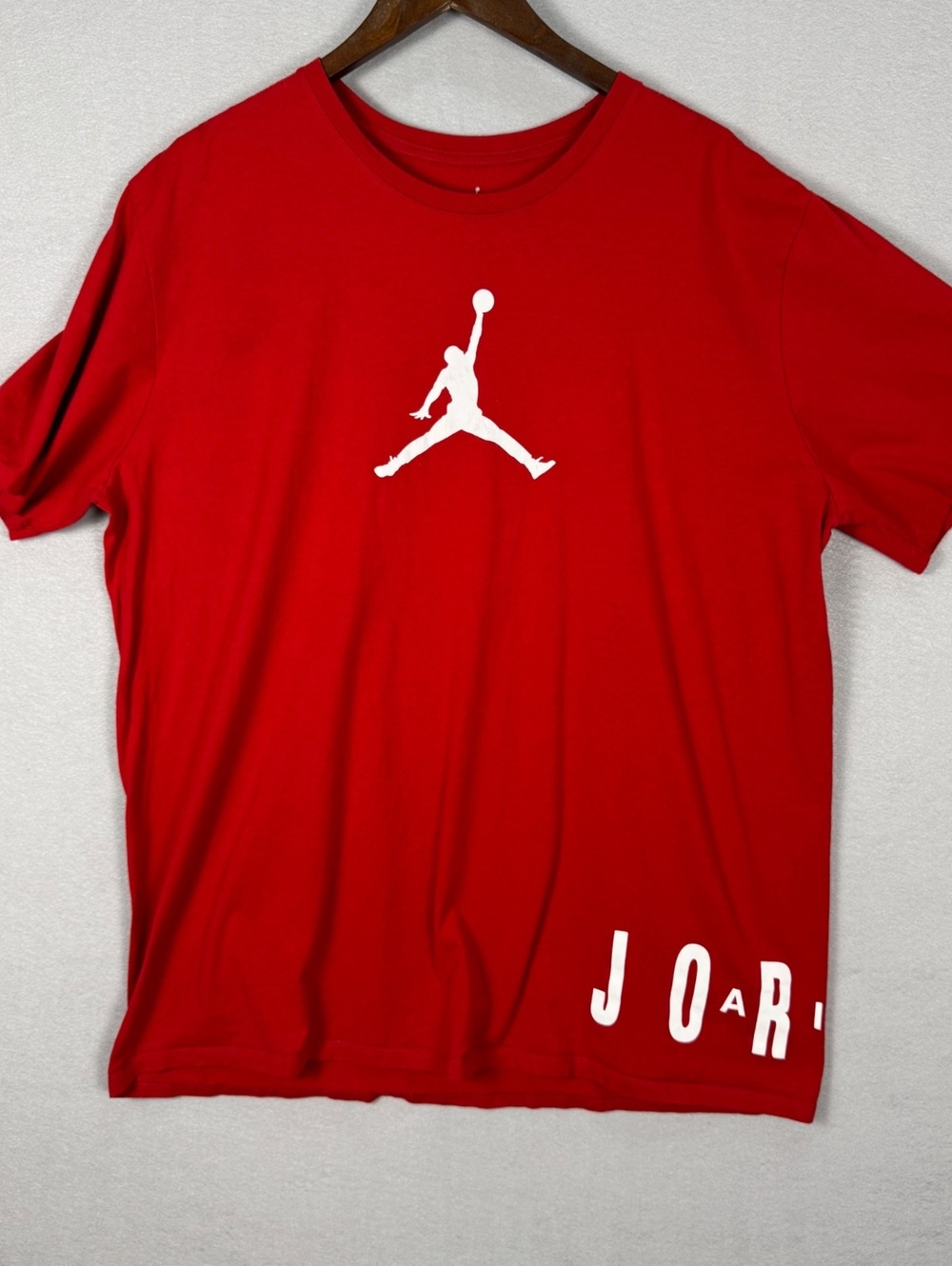 Jordan 23 Mens XXL Red Graphic Basketball T-Shirt